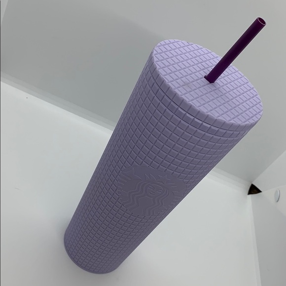 Starbucks Purple lilac lavender tumbler cup grid - Picture 3 of 5